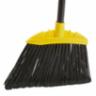 Rubbermaid Jumbo Smooth Sweep Angle Broom with 54" Metal Handle, Black