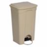 Continental 23 Gal Step-On Receptacle, Beige