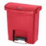 Streamline 4 Gallon Step On Resin Front Step, Red